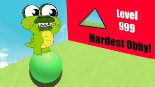 Super Hard Ball Obby   Crocky Plays Roblox