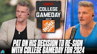 Pat McAfee Is OFFICIALLY Back With College GameDay, Explains The Drama Around The Decision