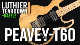 Luthier Teardown | 1979 Peavey T-60 - 1st fully CNC made guitar EVER & Full of Surprises pt 1 of 2