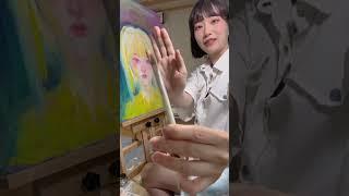 다이소 붓으로 유화 연습해요.#박송은 #다이소 #추천 #유화