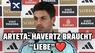 Das Erfolgsgeheimnis bei Kai Havertz? Arteta: "Liebe"️ #arsenal #premierleague #havertz