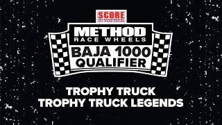 Method Race Wheels, 2024 57th SCORE BAJA 1000 - Trophy Truck, Trophy Truck Legend - Qualifier