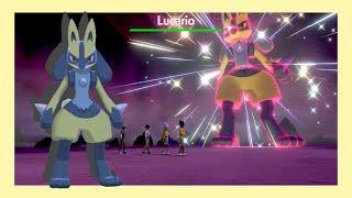 LIVE!! Lucario shiny en Raid (avec 6 IVs à 31!!!) sur Pokémon Épée