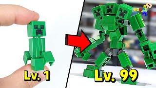 Lego minecraft level1 vs level99