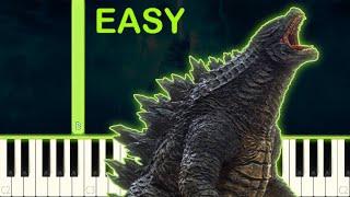 GODZILLA´S THEME - EASY Piano Tutorial