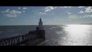 Drone video of Blyth in Beautiful Northumberland, UK