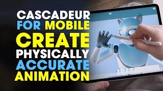 Cascadeur for Mobile Coming! | Create Physically Accurate Animation | Amazing Mocap Editing Program