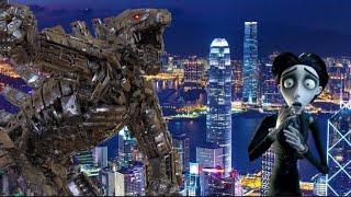 MechaGodzilla Chases Victor Van Dort