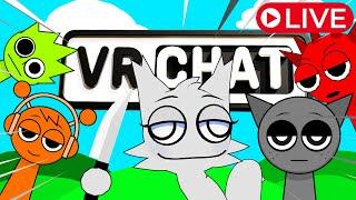 SPRUNKIS TAKE OVER VRCHAT LIVE AGAIN!!! - Funny Moments Games and more!