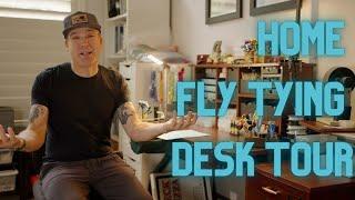 Fly Tying Desk & Storage Home Tour