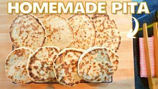 Authentic Greek Pita Bread Recipe | Summer Sides