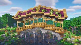 Minecraft | How to Build a Fantasy Bridge | Easy Bridge Tutorial