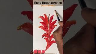 Easy Brush Strokes | #shorts #youtubeshorts #ashortaday #shortvideo #trending@sushmaartgallery