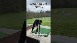 Downswing Drill #golf #downswing #golfswing #golftips #golfdrills #golfer #golflife #golferslife