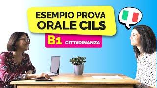 Esempio PROVA ORALE esame CILS B1 cittadinanza Italiana   Parlato in modo chiaro