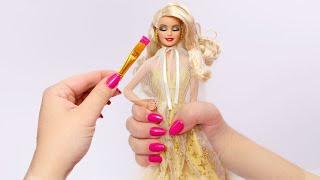 Turning Holiday Barbie PINK | Doll Makeover