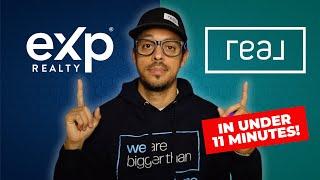 eXp Realty vs Real Broker Explained in Under 11 minutes!