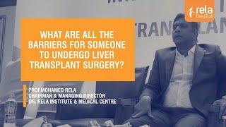 Prof. Mohamed Rela clarified the main eligibility factor for #Liver Transplantation.