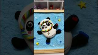 How to Make a Baby Panda #babypanda #clay #cute #idea #easycrafts