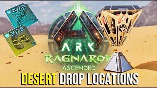 All 5 Desert Loot Crate Locations RAGNAROK | ARK: Survival Ascended
