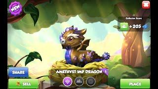 So Cute Amethyst Imp Dragon / Dragon Mania Legends