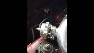 First startup with the intercooler and bov