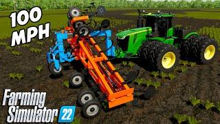 Top Mods For Fast Plowing At 100 MPH | Farming Simulator 22