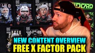 Free X Factor Pack & *NEW* Off The Charts Event! NHL 25 Content Overview