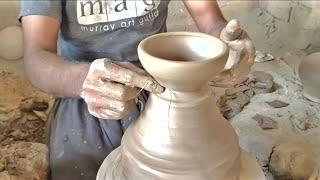 Making Beautiful Clay Pots By Hand | pottery making with ancient methods of punjab skills Kwl