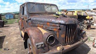 Restoration GAZ 69 ! Реставрация ретро-машины ГАЗ 69 !