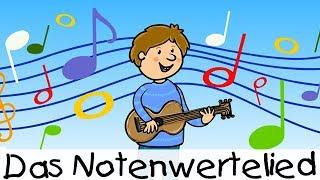  Das Notenwertelied || Kinderlieder zum Lernen