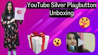 YouTube Silver Play Button Unboxing With Designer Nishat Mirza @YouTube