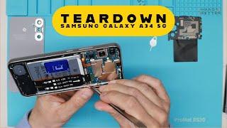 Samsung Galaxy A34 5G - Teardown, Full Disassembly