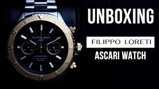 Unboxing Filippo Loreti Watch  | Ascari Two Tone Gold Steel #106