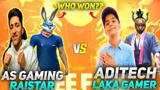 RAISTAR,AS GAMING VS ADITECH,LAKA GAMER // BIGGEST CLASH EVER // WHO WON??