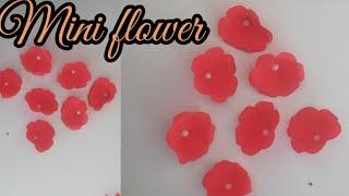 How to make a beautiful mini flower it's very easy to make #diy#papercraft#paperflower