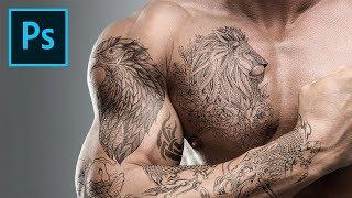 Add Amazing Tattoos Under 3 Minutes with Photoshop!