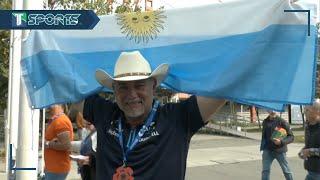 La HINCHADA argentina ENCANTADA de tener a Franco Colapinto en la F1 y estar en el GP de México