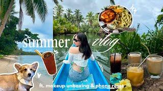 SUMMER 2024 IN SIARGAO   makeup unboxing, perfumes, phone accessories ⋆౨ৎ