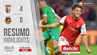 Resumo: Braga 4-0 Rio Ave (Liga 24/25 #7)