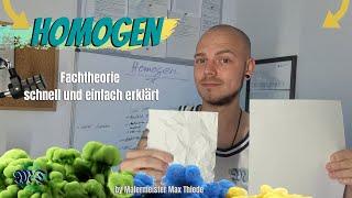 ''Homogen'' für immer verstehen! |Fachtheorie schnell und einfach erklärt| Malermeister Max Thiede