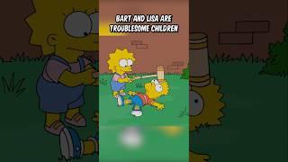 Bart and Lisa are troublesome children