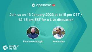 OpenExO Live with Fabrizio Gramuglio