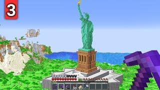 24 Hours To Build The Statue Of Liberty in Minecraft