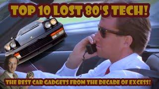 Here are the Top 10 lost 80's car tech!