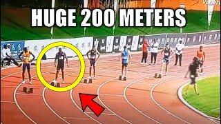 We've NEVER Seen This In The 200 Meters