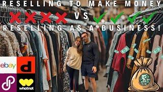 Your Reselling Business Is A BUSINESS - Here's What You Need To Know To Succeed Ebay | Posh | Depop