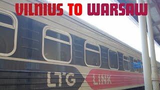 Vilnius to Warsaw by Train(s) and a Bus - LTG Link and PKP Intercity