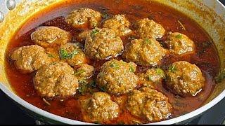 Hyderabadi Style Kofta Curry Recipe | Soft and Juicy Kofte banane ki Asaan Recipe by Chef Ramsha