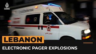 Exploding pagers injure thousands in Lebanon in attack targeting Hezbollah | Al Jazeera Newsfeed